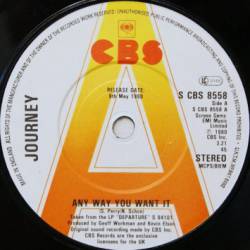 Journey : Any Way You Want It - Do You Recall